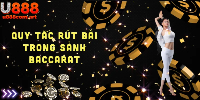 Hướng dẫn chi tiết quy tắc rút bài trong sảnh Baccarat tại U888, giúp người chơi hiểu rõ cách chơi.